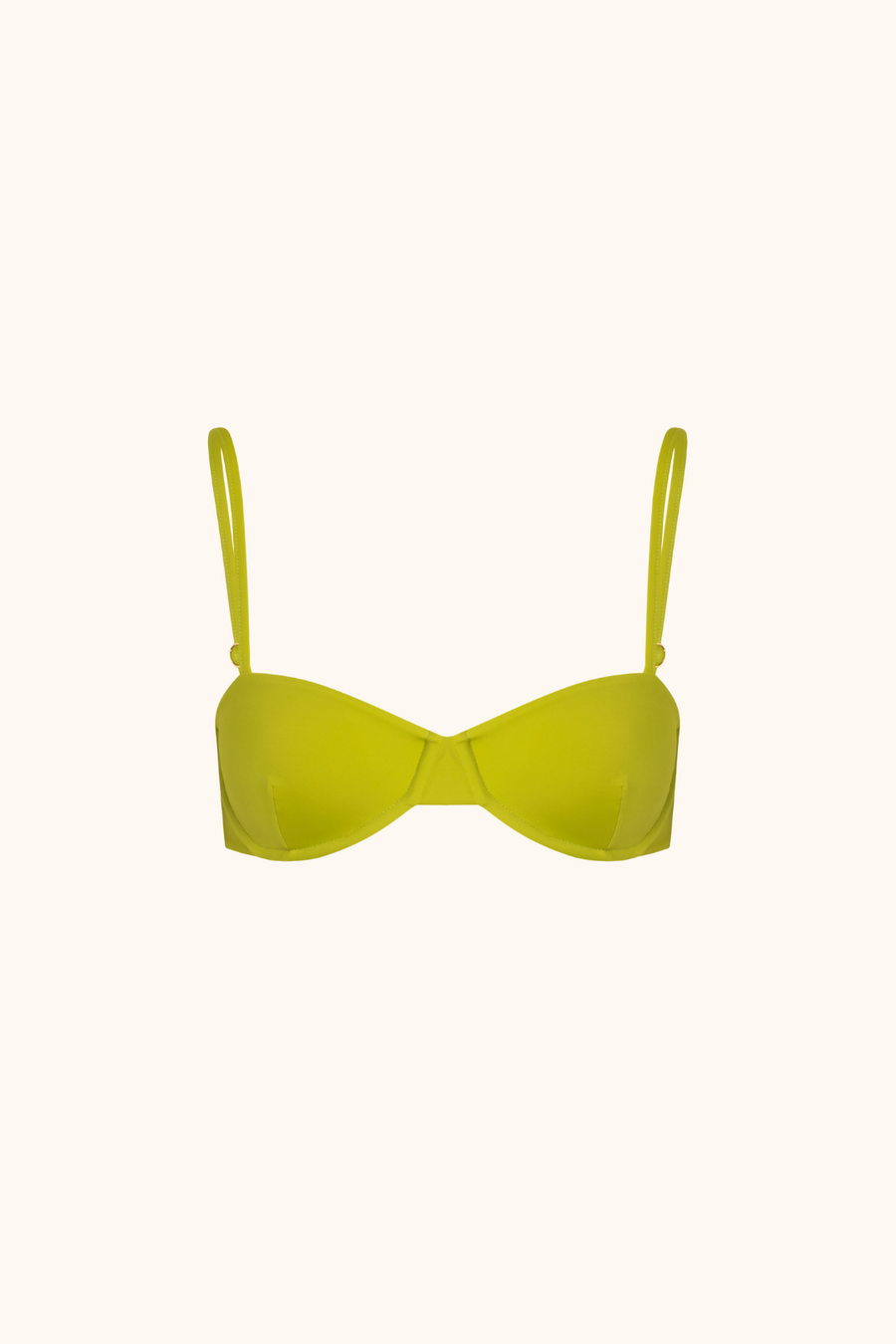 'Yellow Lime' Bikini Top