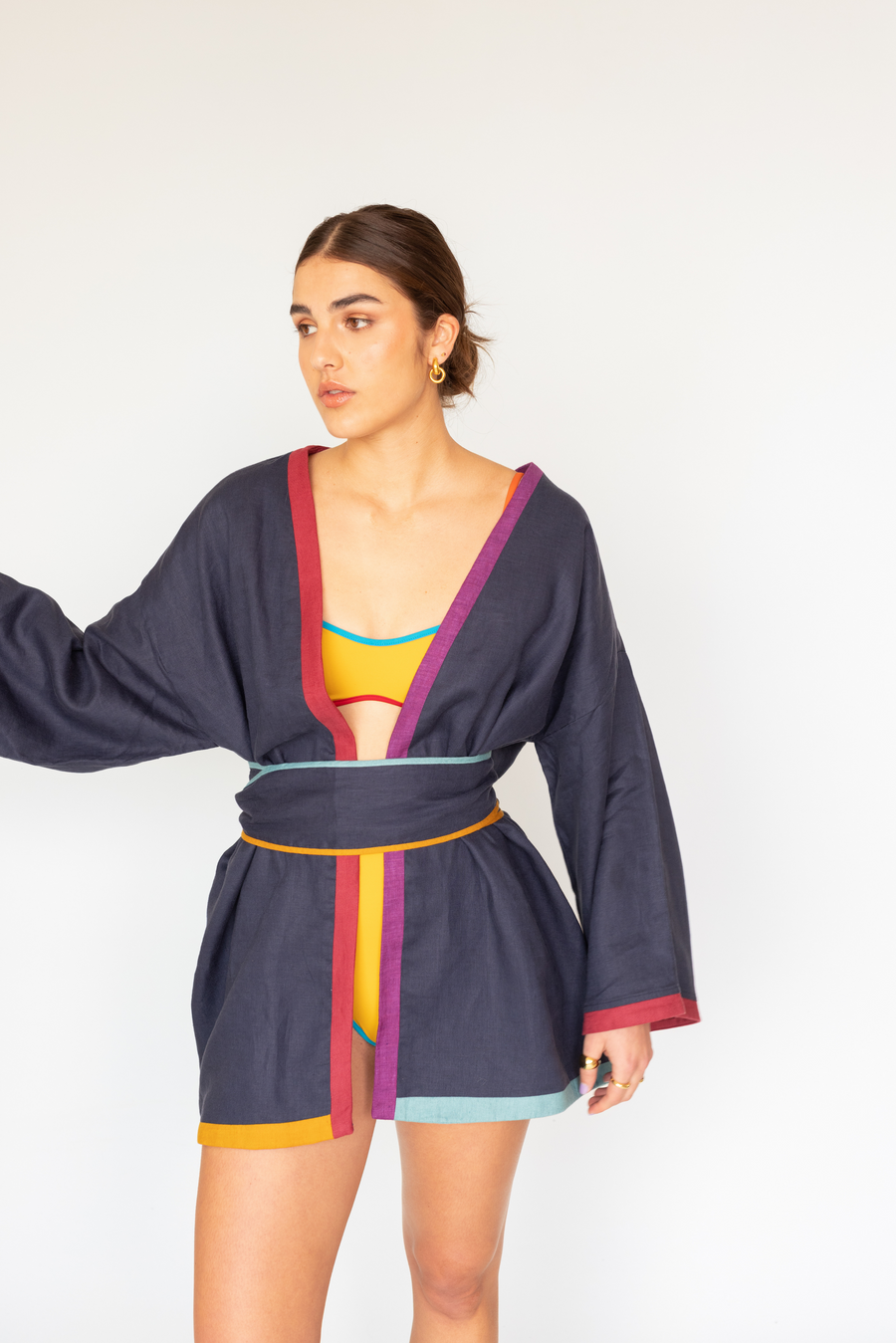 'Indigo Icon' Kimono